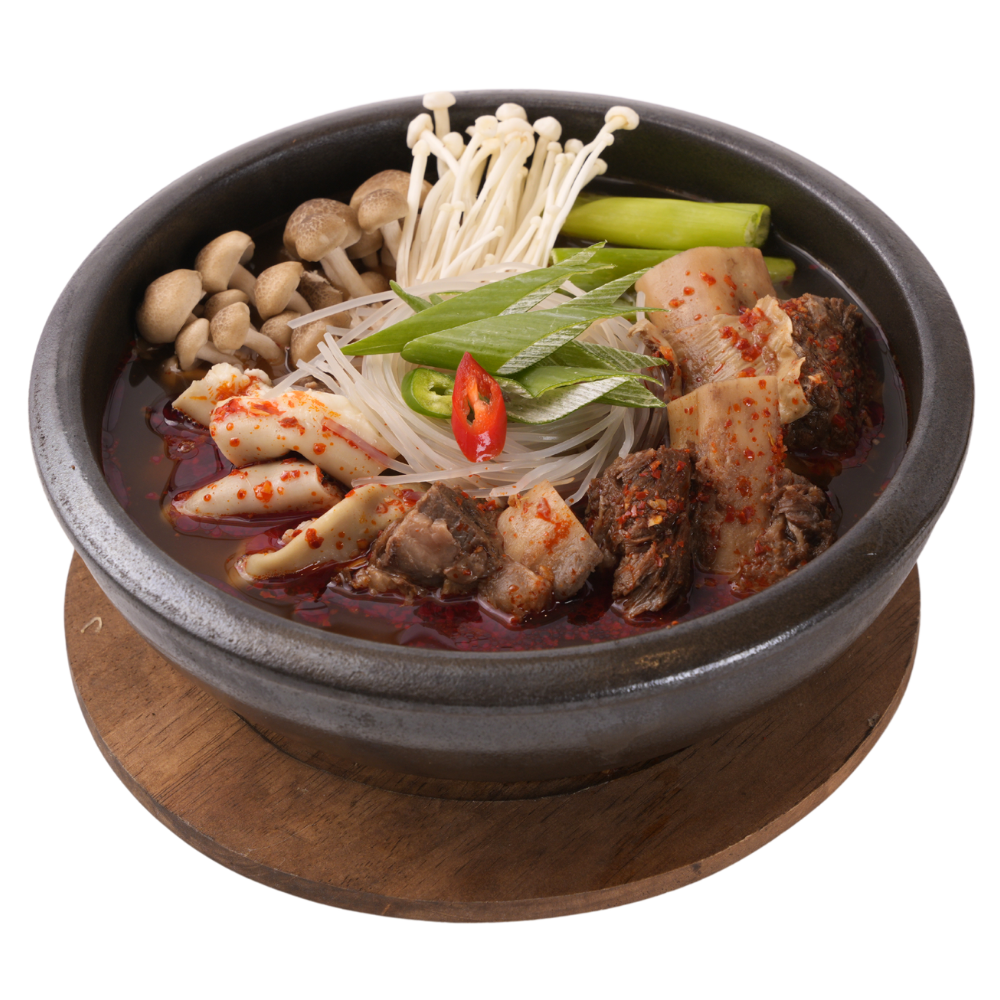 Canh sườn bò cay