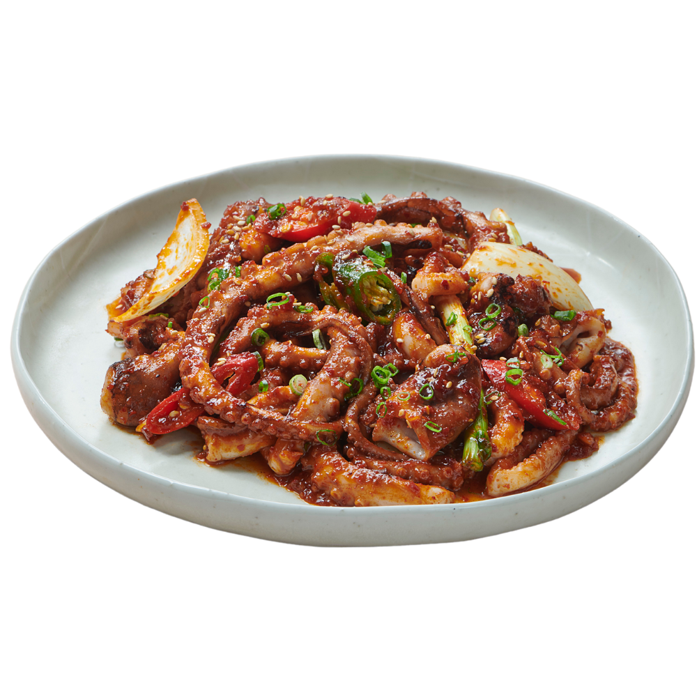 Bạch tuộc xào cay